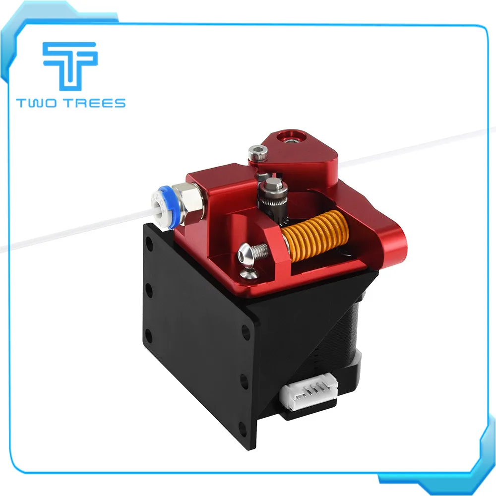 Dual Gear Extruder Works with Creality Ender 3 CR10 CR-10 Pro CR-10S Tornado Upgraded Aluminum Drive Feed for 3D Printer 1.75mm Filament