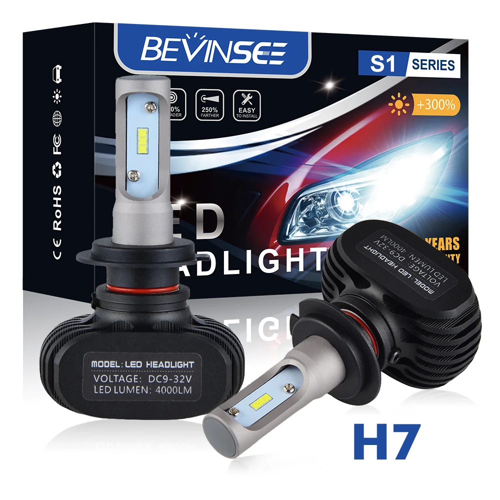 9006 LED Headlight Bulb Car Led Conversion Kit CSP Chip S1 50W 8000lm 6000K 1 Year Warranty 9006 9006 LED Headlight Bulb Car Led Conversion Kit CSP Chip S1 50W 8000lm 6000K 1 Year Warranty 9006