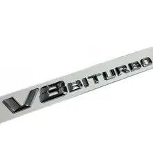 1pc abs v12 biturbo v12biturbo v8biturbo v8 biturbo 3d etiqueta emblema emblema emblema emblema emblema emblema