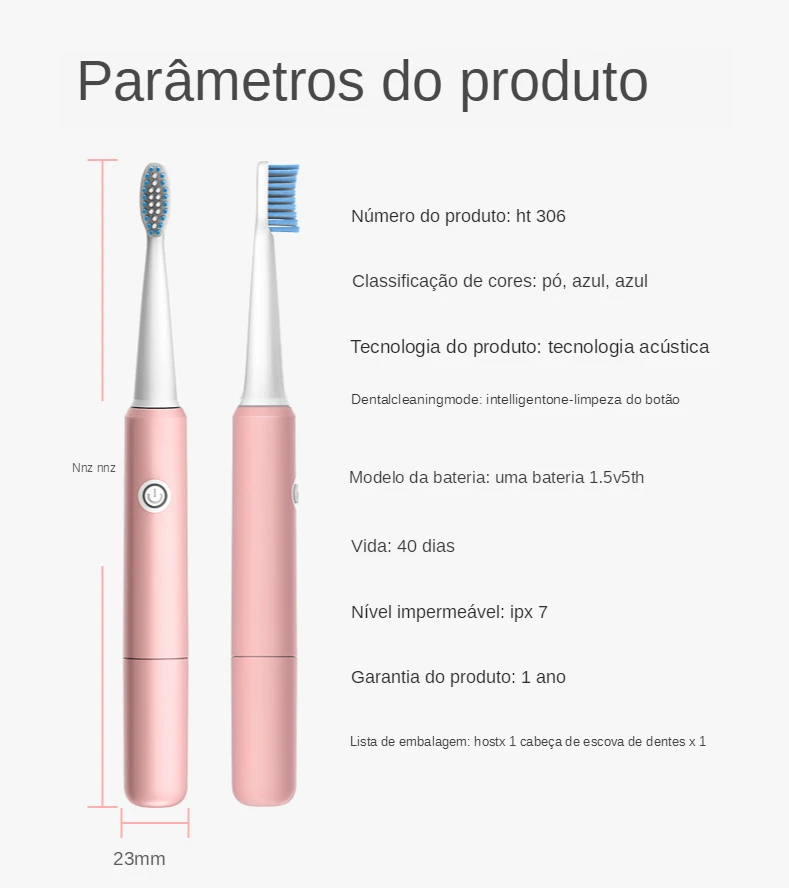 Sonic Electric Toothbrush Men And Women Adult Household Non-Rechargeable Soft Bristle Fully Automatic Waterproof Couples Sonic