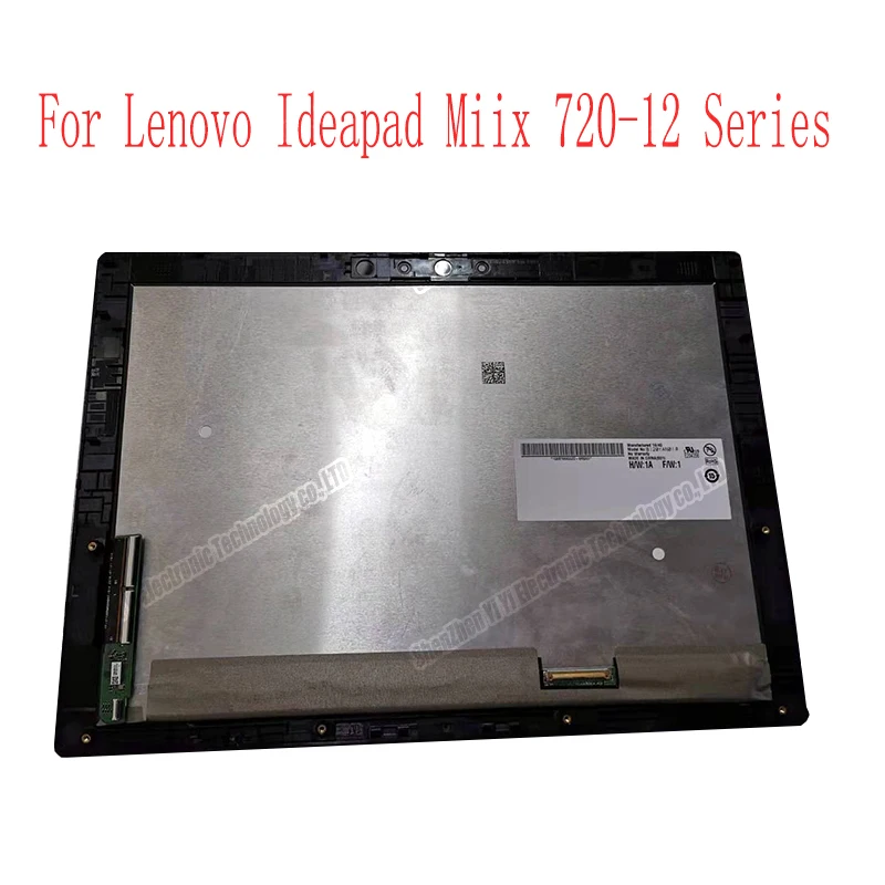 Подлинная для Lenovo IdeaPad miix 720-12IKB MIIX720-12 ремонтный ЖК-экран miix 720 с рамкой