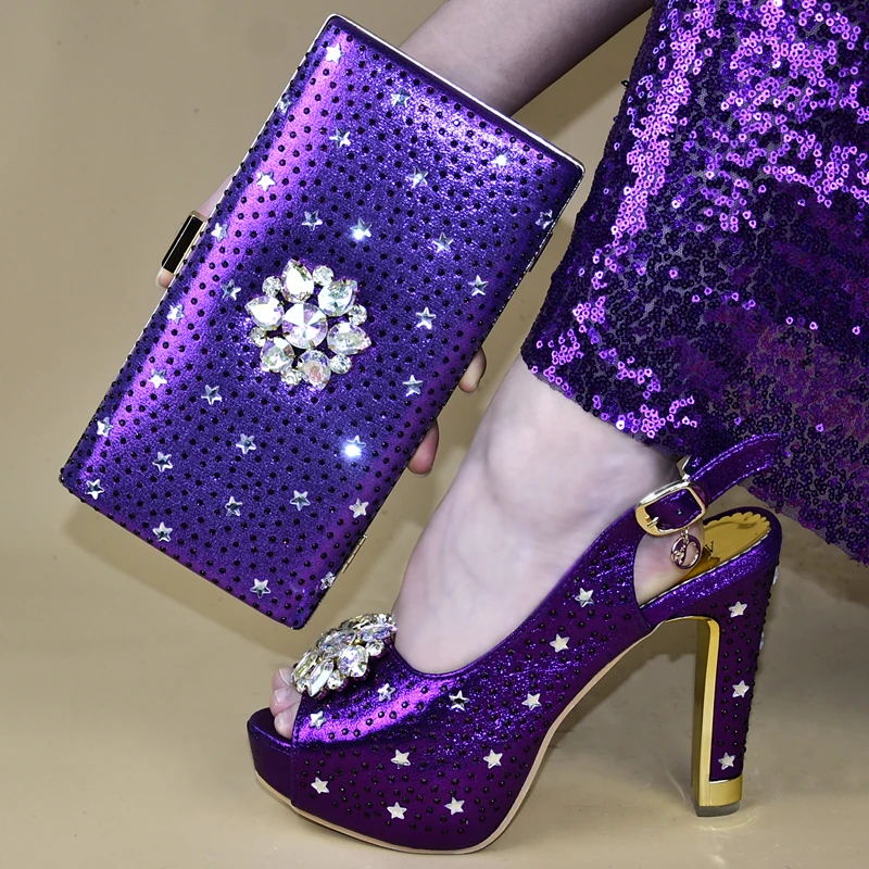 Дизайн; Итальянская обувь с сумочкой в комплекте для свадьбы; Итальянские женские вечерние туфли-лодочки в африканском стиле и сумочка; туфли на квадратном каблуке
