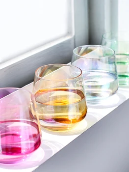 

Colorful Glass Cup Mugs Coffee Cups Travel Ceramic Mug Insulated Bone China Mug Eco Friendly Glass Coffee Cup Drinkware BB50