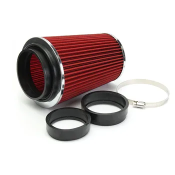 

Car Air Filter Carros Car Air Filters Performance High Flow Cold Intake Filter Induction Kit Sport Power Mesh Cone 101MM