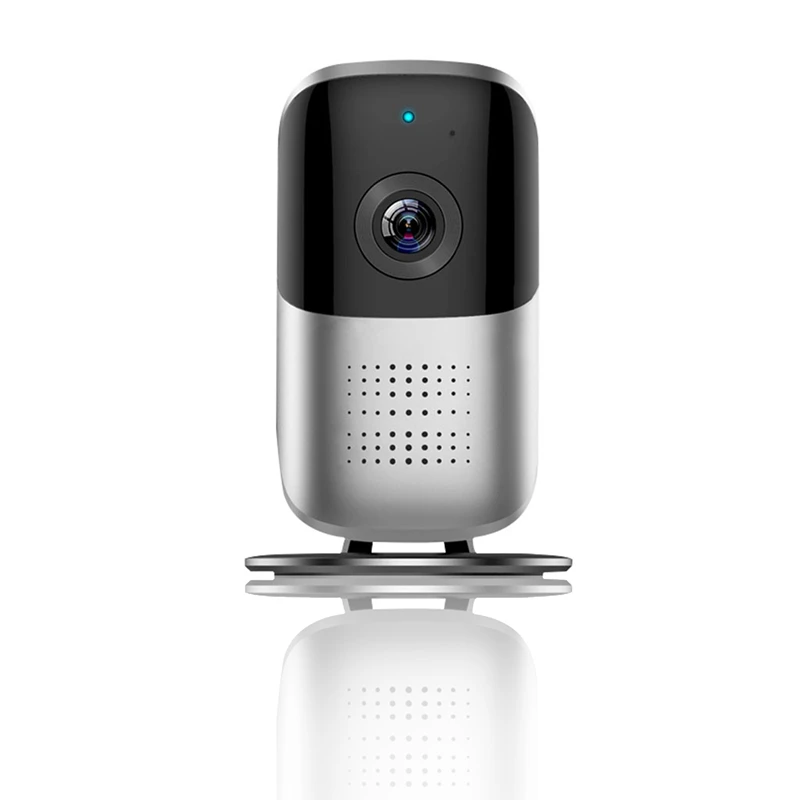 

MOOL 2MP HD 1080P Wireless Wifi IP Camera 185 Degree Panoramic View Two Way Audio Security Camera Built in Speaker (US Plug)