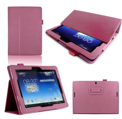 Ультратонкий Магнитный Флип кожаный чехол для ASUS MeMO Pad FHD 10 ME301T ME302 ME302C ME302KL Tablet PC Роскошный чехол для планшета - Цвет: pink