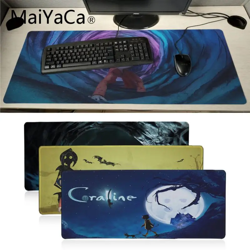 

Your Own Mats coraline Customized MousePads Computer Laptop Anime Mouse Mat Creative desk Mat Gaming Mouse pad