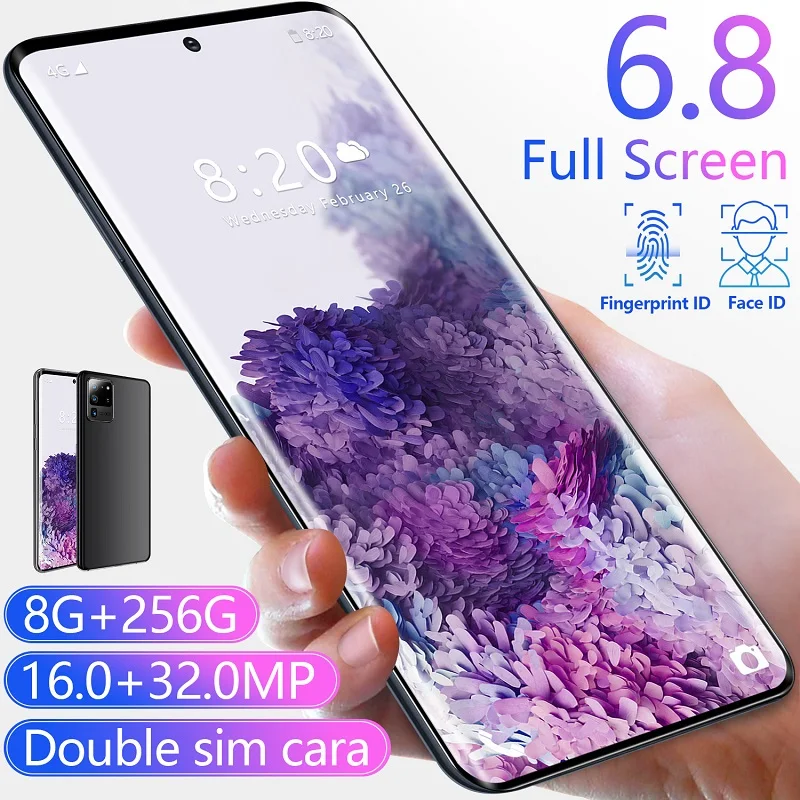 S20U 10 1 система 6 8 дюймов HD 1280*2400 8g + 256g двойная карта в режиме ожидания