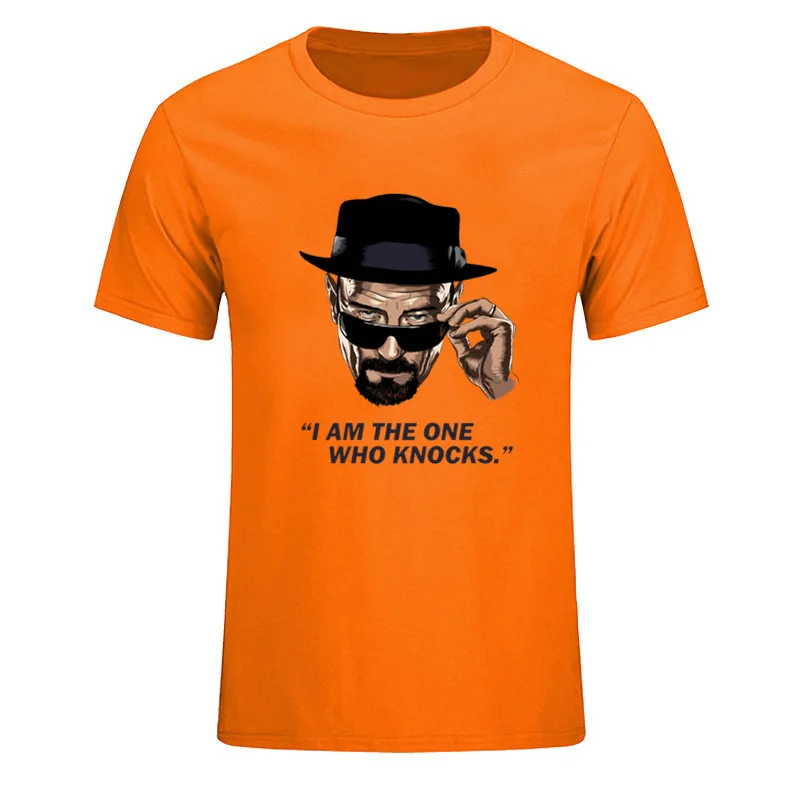 

Heisenberg I am the one who knocks T shirt Men Women Casual Breaking Bad Walter White Cook Tshirt for male Cotton Unisex T-Shirt