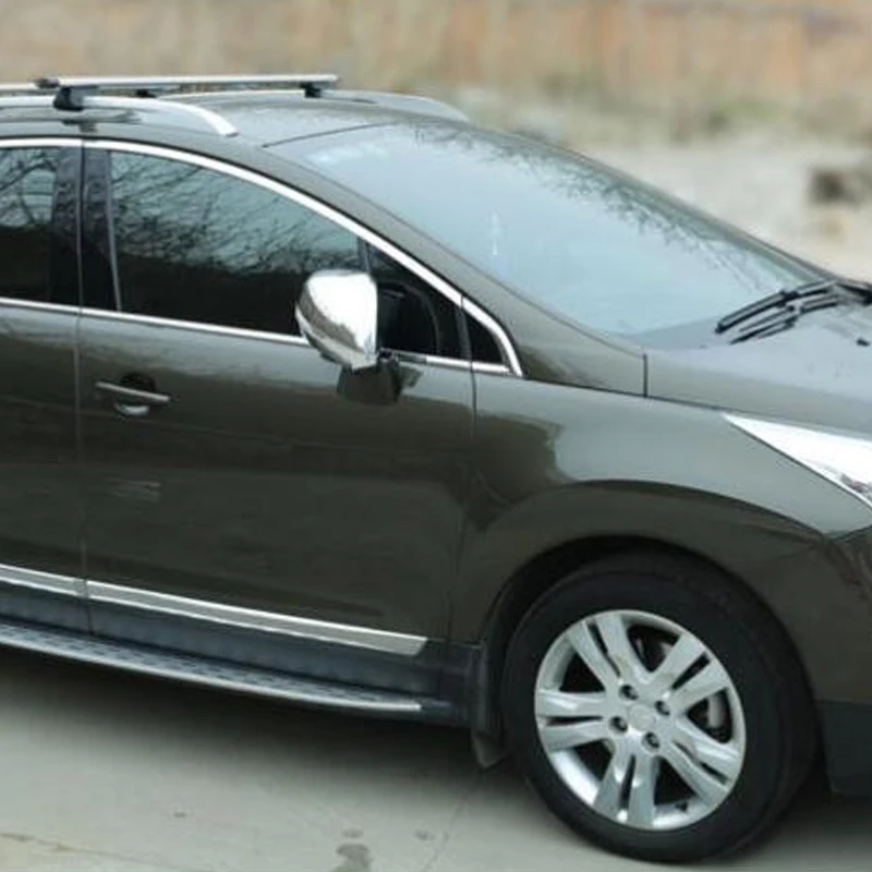 Модификация для peugeot 3008 автомобиля стиль заднего вида крышка зеркала боковой двери рамка часть 2 шт