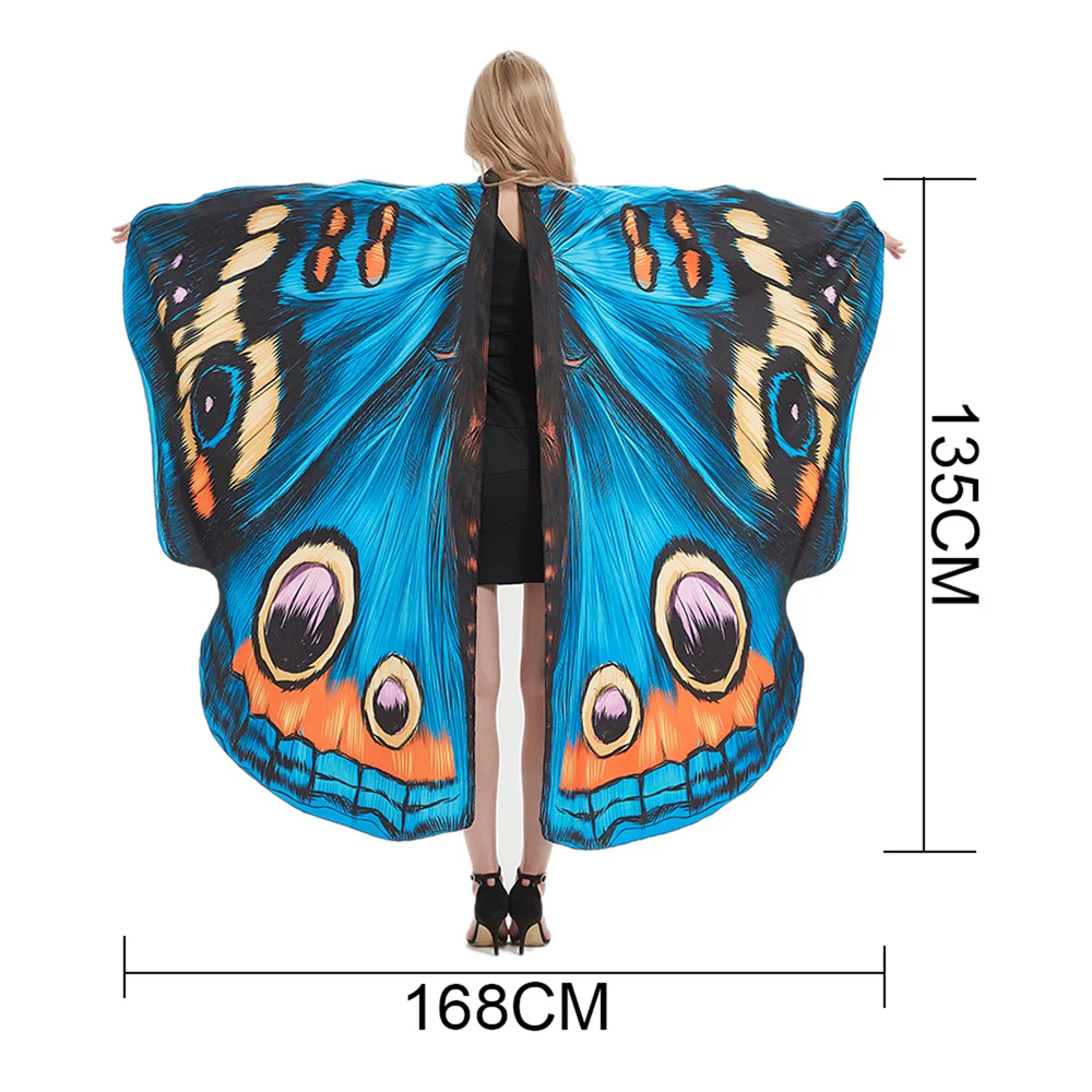 Halloween Cloak Costume Cosplay Costume Shawl Adult Wings Decoration Holiday Halloween Women Cloak Adjustable Hand Strap Cosplay Party Costume