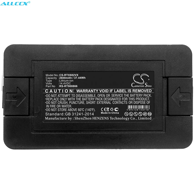 Аккумулятор Cameron Sino 2600mAh для Rowenta Explorer 20 40 60 RR692 RR693 RR694 RR697 RR682 RR687 R727 RR724|Цифровые