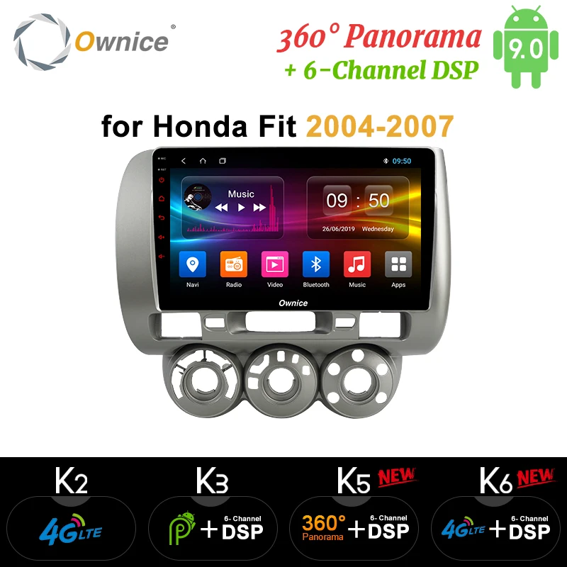 Excellent Ownice K3 K5 K6 IPS Android 9.0 Car DVD Player GPS For honda Fit jazz 2004 2005 2006 2007 Radio Stereo Navi 360 Panorama Optical 0 Excellent Ownice K3 K5 K6 IPS Android 9.0 Car DVD Player GPS For honda Fit jazz 2004 2005 2006 2007 Radio Stereo Navi 360 Panorama Optical 0