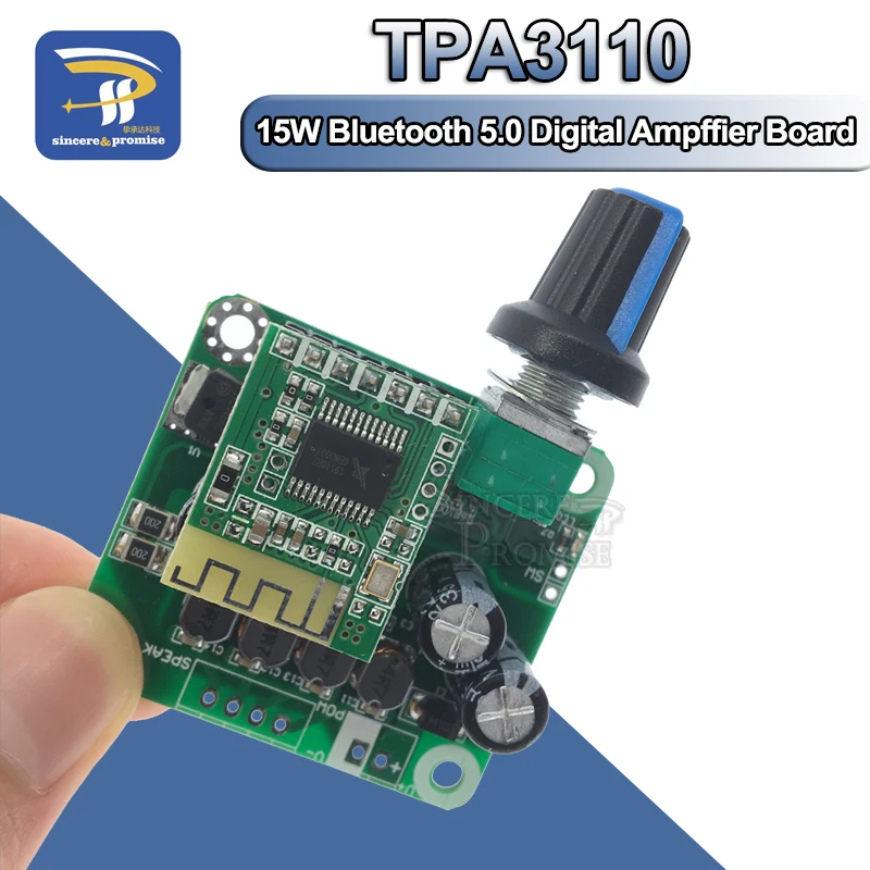 Bluetooth 5 0 4 2 TPA3110 15 Вт + Цифровой стереозвук усилитель мощности плата модуль 12 в 24 для