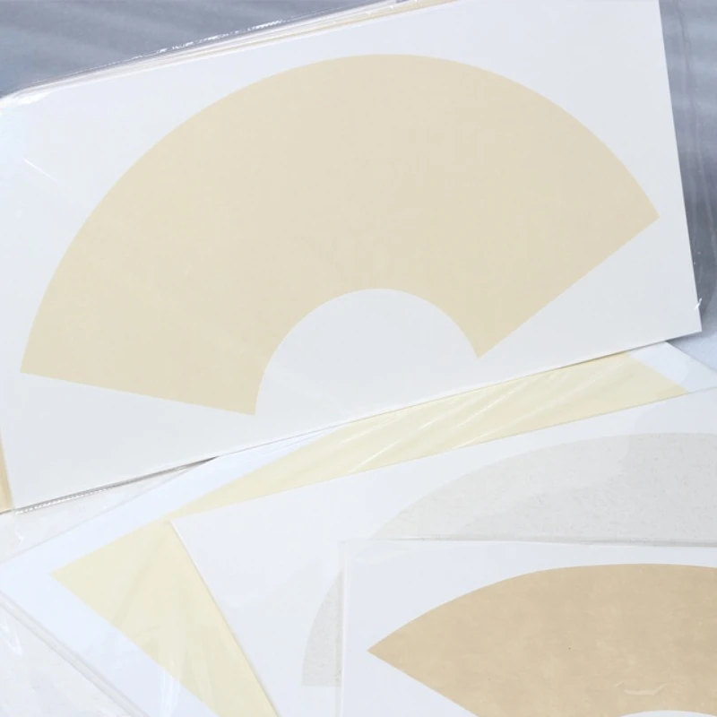 Xuan Paper Calligraphy Chinese Painting Raw Xuan Paper Soft Card Fan Thickened Lens Xuan Papier Handmade Easy Mounting Students