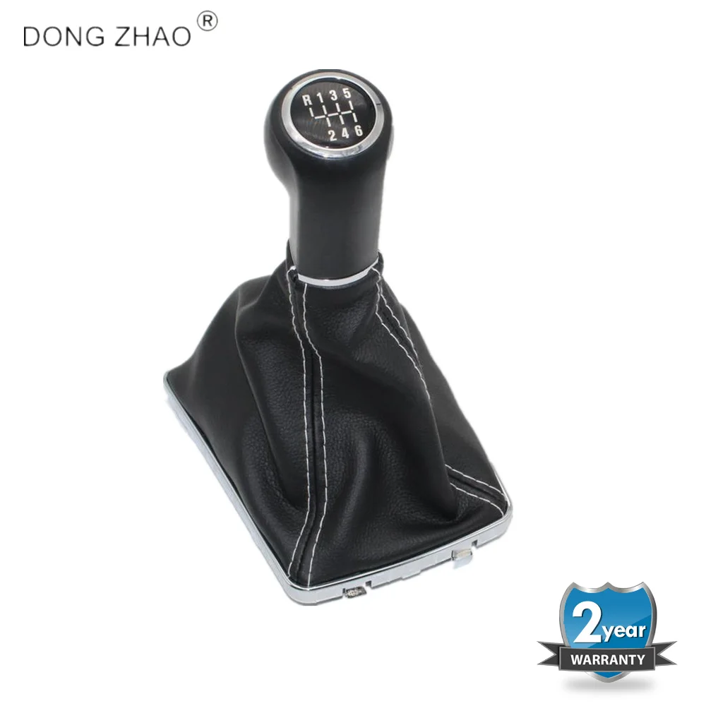 6 Speed Car Gear Shift Stick Knob With Leather Boot For OPEL ASTRA III H 1.6 VAUXHALL 2004 2005 2006 2007 2008 2009 2010 | Автомобили и