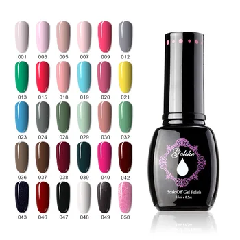 

25 Clolors Extremely UV Gel Nail Polish Lucky 15ml Soak Off UV Gel Nail Polish Long Lasting Gel Varnish Nail Art