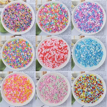 

100g Fake Sprinkles for Slime Accessories Modeling Polymer Clay Filler DIY Fluffy Charms Slime Supplies Kids Children Resin Toys