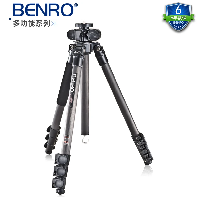 BENRO C2980F Многофункциональная подставка-тренога из углеволокна серия штатив для макро поперечно направленными осями+ чехлом UV FLD CPL, максимальная нагрузка 12кг