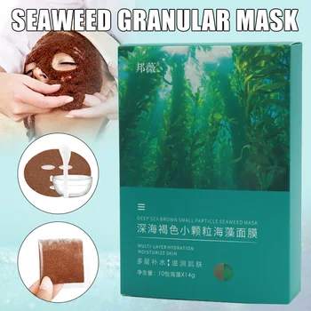 

Seaweeds Granular Face Care Cover Small Particles Facial Film Gel Mask Shrinkage Pores Moisturizing Nourishing Face SK88