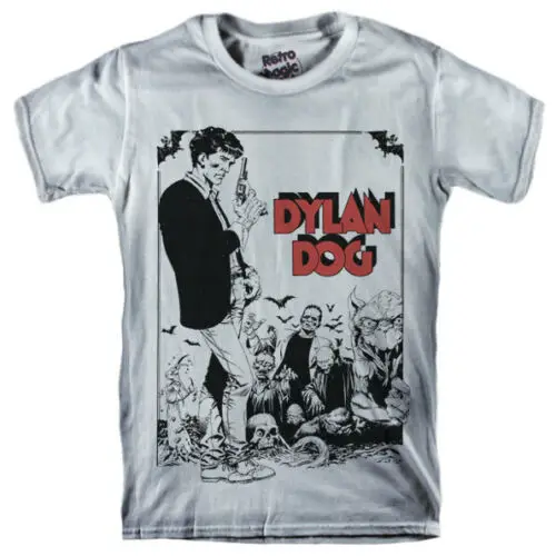 

Dylan Dog T-Shirt Italian Horror Comic 1986- Show Original Title