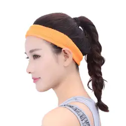 Производители полиэфирный хлопковый трикотажный бюстгальтер-полотенце повязка на голову спортивная повязка для волос защитная одежда