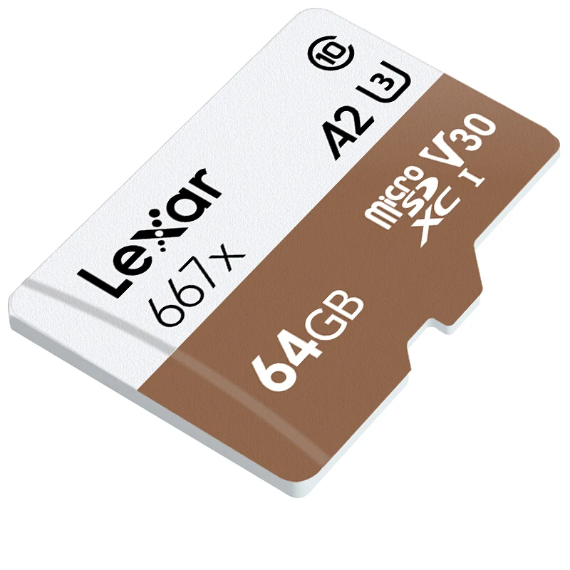 Профессиональная карта памяти Lexar 667x SDXC UHS I Micro SD с адаптером A2 U3 V30 C10 64 Гб 128 ГБ 256 TF