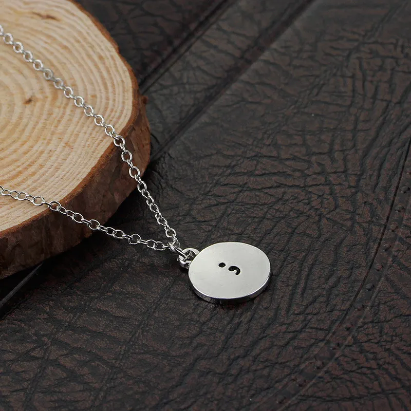 Новая мода темперамент простой символ знак кулон креативная Женская буква с