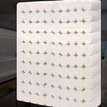 

Hot Sale 10 Rolls Toilet Paper Bulk Rolls Bath Tissue Bathroom White Soft 4 Ply New Arrival