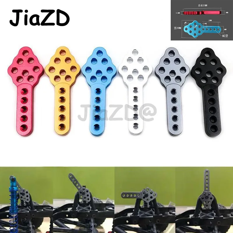 4pcs Cnc Metal Shock Absorber Mount Adjust Height Angle Stand For Rc