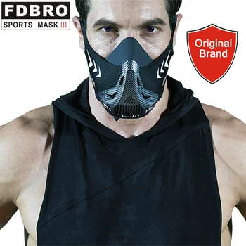 

FDBRO Workout Mask High Altitude Elevation Simulation For Gym Cardio Fitness Running Endurance and HIIT Training Sports Mask