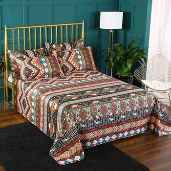 

3pcs Mandala Bohemian Ethnic Style Floral Bedding Set 1 Pcs Duvet Cover and 2 Pcs Pillowcase for Home Decoration