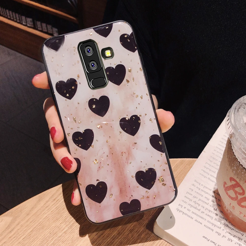 YUETUO чехол для задней панели телефона, etui, чехол для samsung galaxy a6 a8 plus a750 a7 a9 a 6 7 8 9 a6plus a8plus силиконовый