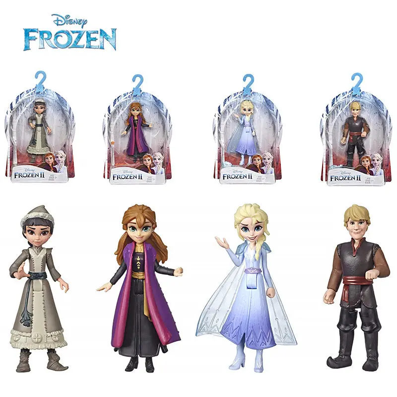 

Disney Frozen 2 Snow Queen Elsa Anna Kristoff Honeymaren Small Doll PVC Action Figures Anime Dolls Toys For Kids Christmas Gifts