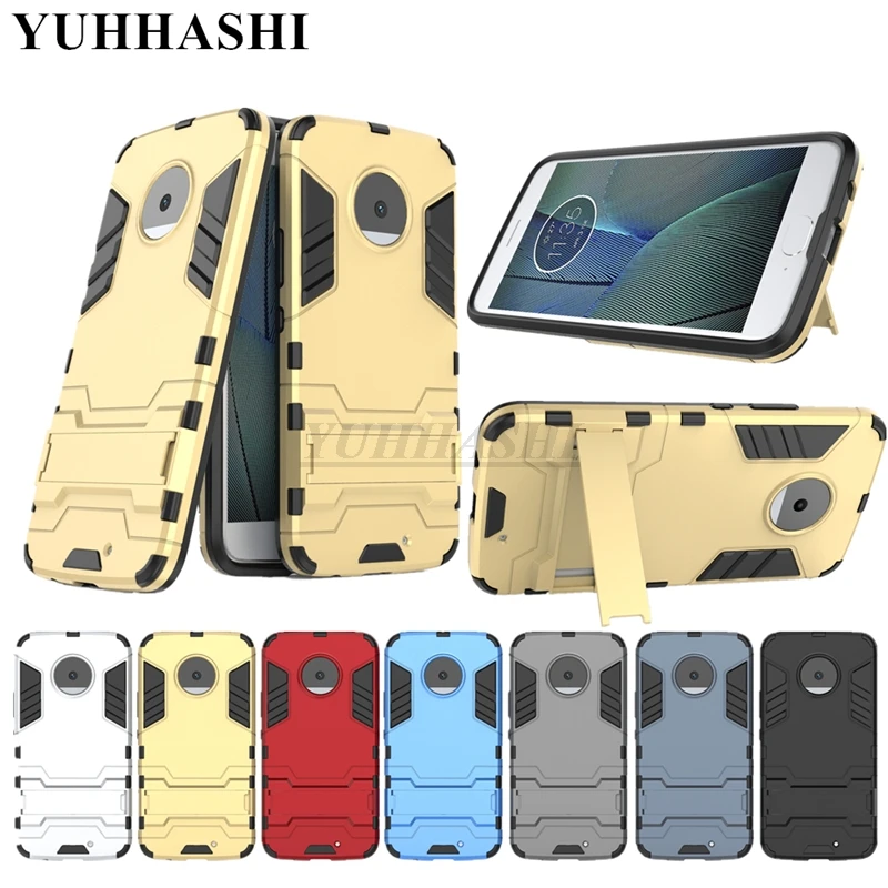 Защитный противоударный жесткий чехол yuhashi с подставкой для Motorola G6 Plus Premuim, чехол-накладка для телефона, чехол-бампер для Motorola G6 Plus