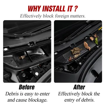 

Car Air Flow Vent Cover Trim Air Filter Anti-Blocking Intake Protection For Tesla Model 3 Model3 2017 2018 2019