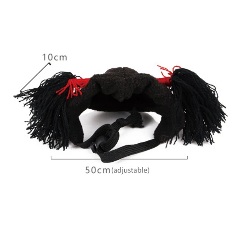 Парик для домашних животных, Теплый головной убор для Хэллоуина, кошка, маленькие собаки, щенок, домашнее животное, Забавный милый парик для косплея, аксессуары для костюмов