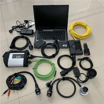 

mb star c4 multiplexer with cables diagnostic tool for bmw icom a2 b c with 2019.12v software ssd in d630 laptop 4g ready to use
