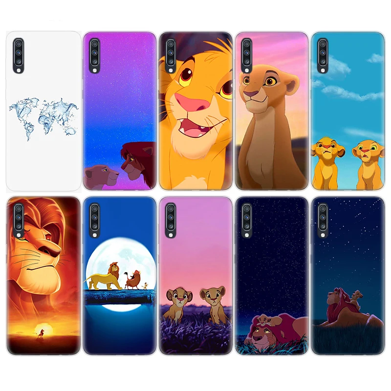 Simba Король Лев Телефон Чехол r чехол для samsung A90 A80 A70 A60 A50 A50S A40 A30 A30S A20E A10E A10s S10Plus M40 M30