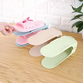 

Creative Space-saving Shoes Rack Shoe Storage Plastic Storage Stand / Organizer Rack / Stand Shelf for High Heel Shoe Shoes