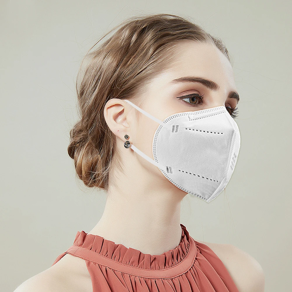 Disposable FFP2 Masks 10-100 PCS Separate Package In Box Adult KN95 Filter Respirator FFP2Masks Black Mask Fpp2 Approved Mask