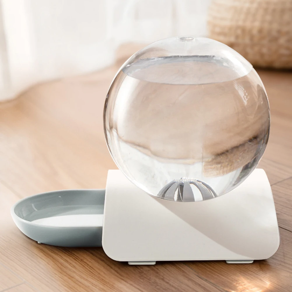 2.8l Pets Dog Cats Automatic Water Feeder Bubble Water Feeder Drinking Bowl transparent Water Dispenser Fountain Bottle For Cats