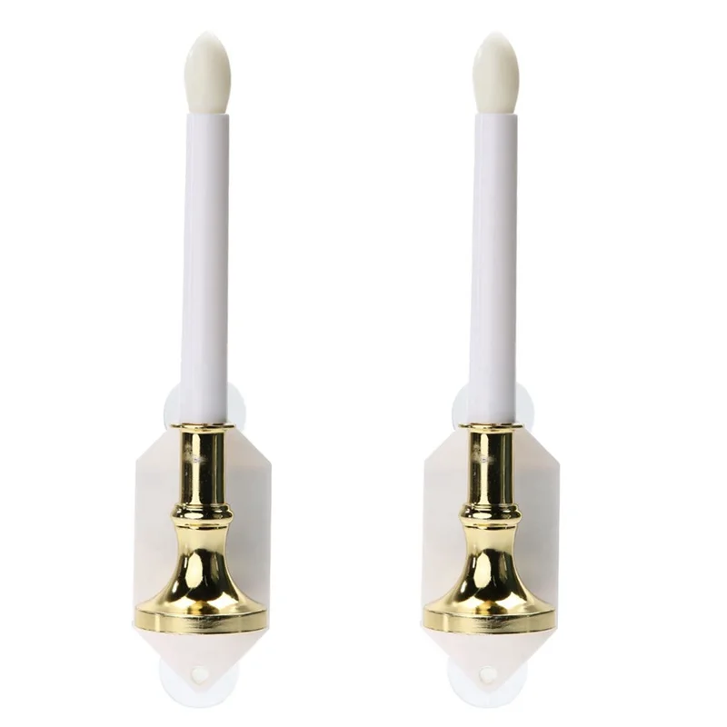

2 PCS Decorative Candle Solar Led Bulb Light With Panel Indoor Lighting On Window Flick Candles Solar Charger Lamp luminaria Gar