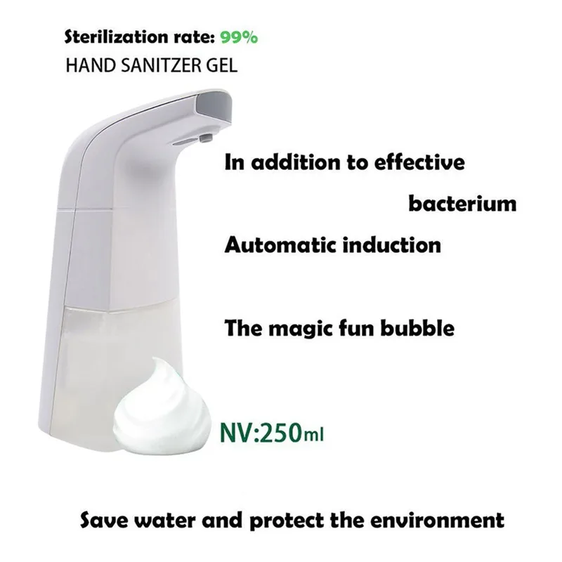Infrared Sensing Automatic Portable Soap Dispenser For Bathroom Kitchen Balcony No Noise Low Power Consumption Hand Soaps