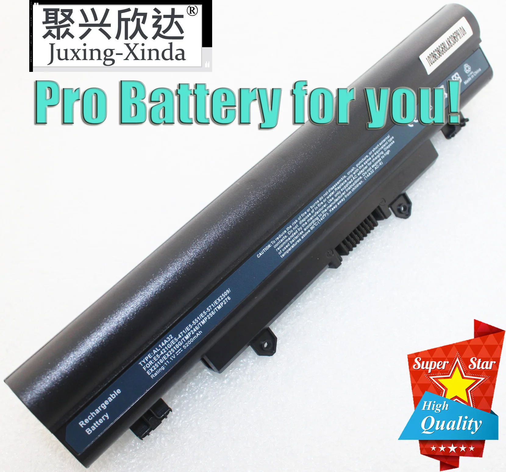 

AL14A32 Laptop Battery 2509 EX2510G For Acer Aspire E5-572G E14 E5-551G E15 E5-421 For EXTENSA 2510 E5-471G-39TH E5-471G 571 411