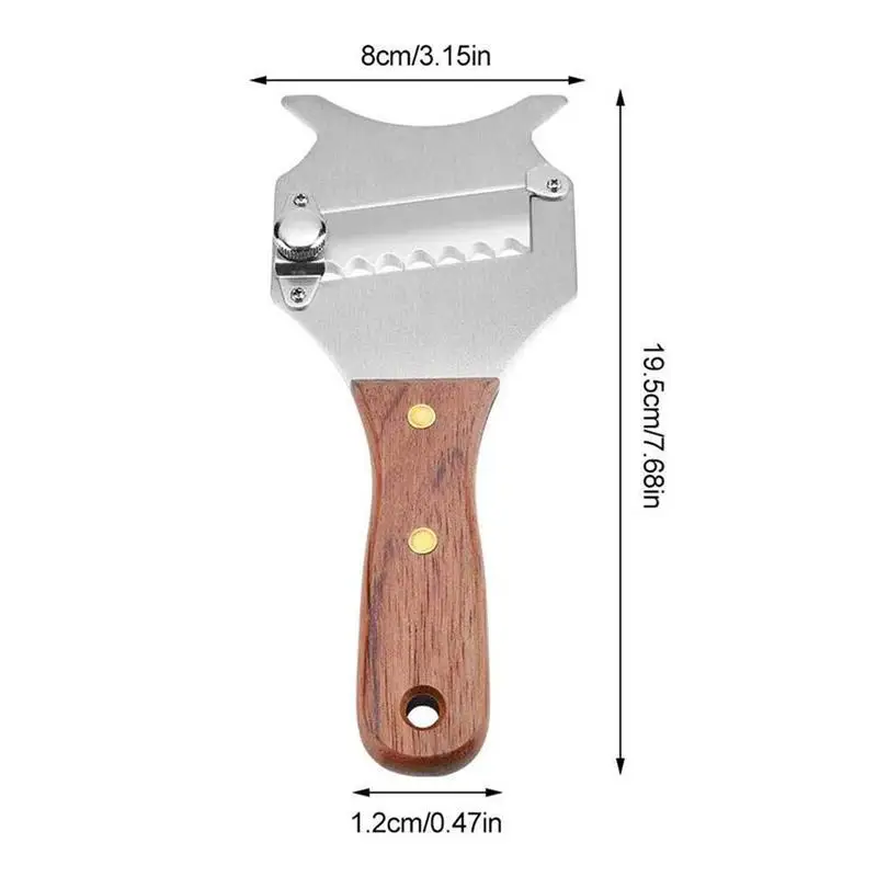 Профессиональный нож для трюфеля и шоколада бритва-Регулируемое лезвие из нержавеющей стали-бреет сыр, чеснок, грибы