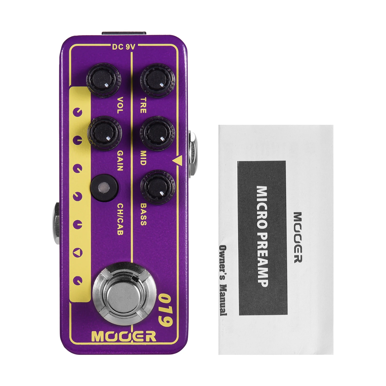 Mooer микро предусилитель серии 019 UK Gold PLX цифровой предусилитель гитарный эффект педаль кабинет моделирование Двойные каналы
