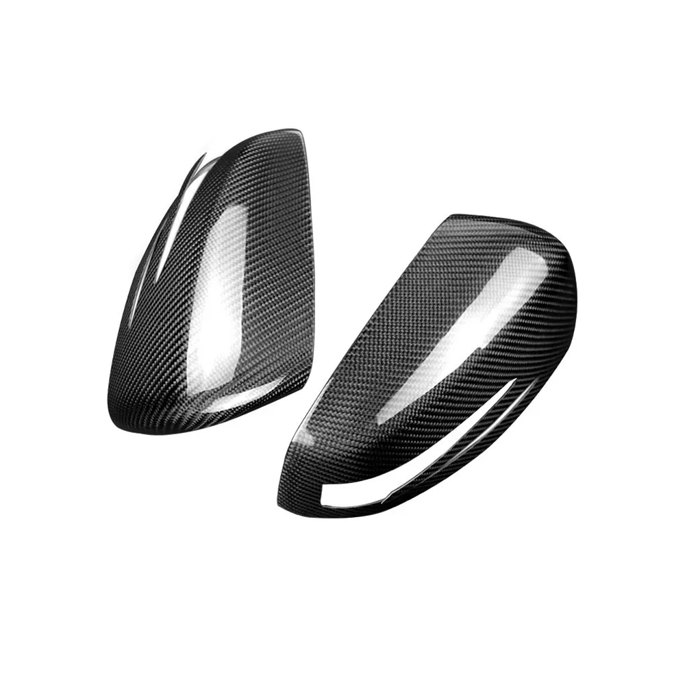 

Car Side Mirror Caps Carbon Fiber Rear View Mirror Cover Trim for Mercedes-Benz ABCES W176 W246 W204 W207 W212 W221 GLK CLA