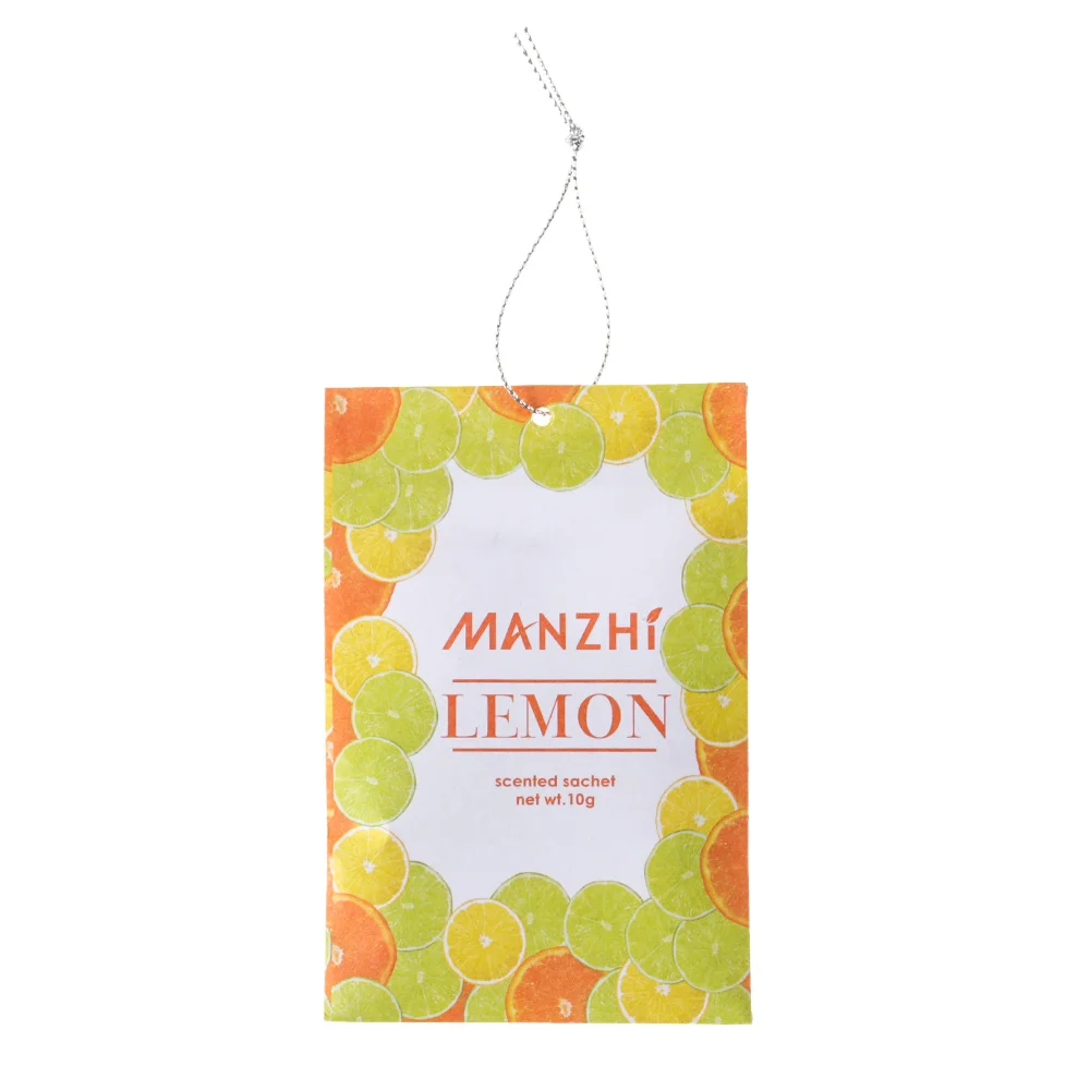 Lemon 1 упаковка натуральный ароматерапия специи сумки саше для одежды дезодорирующий бумажный шкаф Висячие ароматы освежители воздуха - Аромат: Lemon