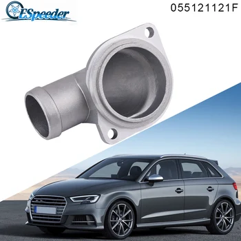 

ESPEEDER Coolant Flange Hose Pipe Connector 055121121F For Audi 100 Seat Toledo VW Jetta Passat Transporter Golf MK2 72-03